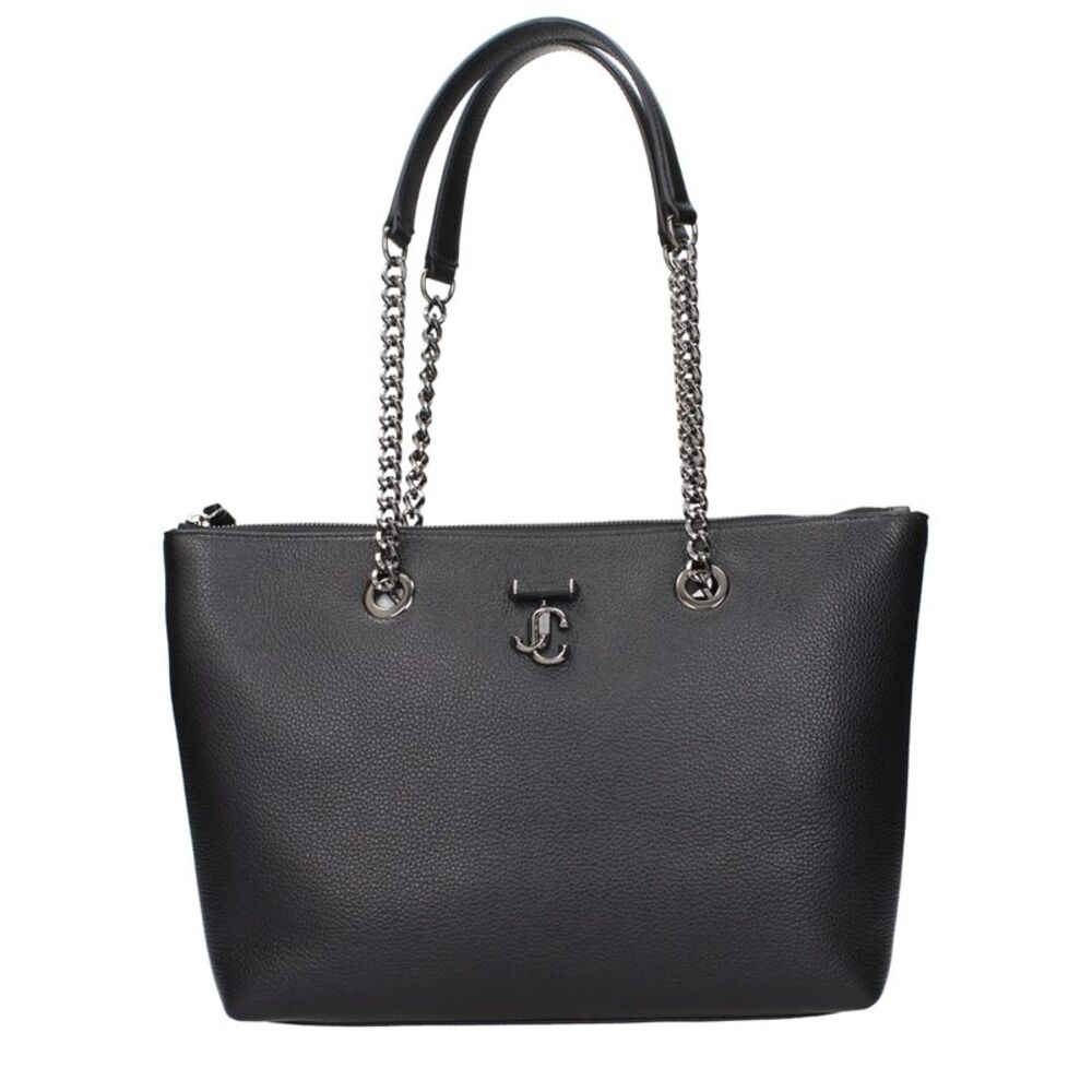 Jimmy Choo Black Leather Shoulder Women's Bag